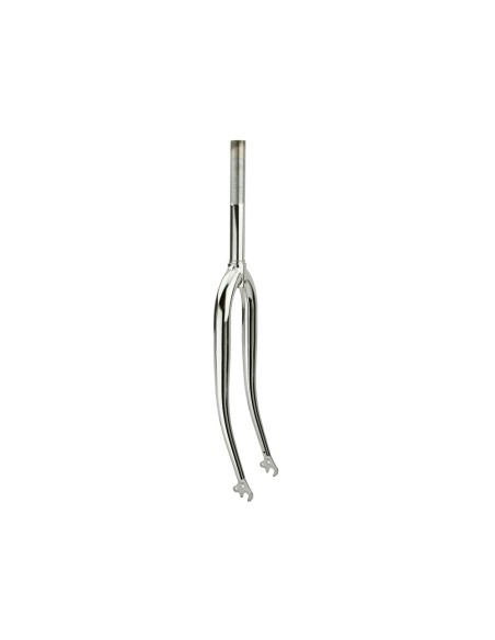 26 M.T.B Steel Fork 1 Inch Threaded W/O Pivot Chrome.